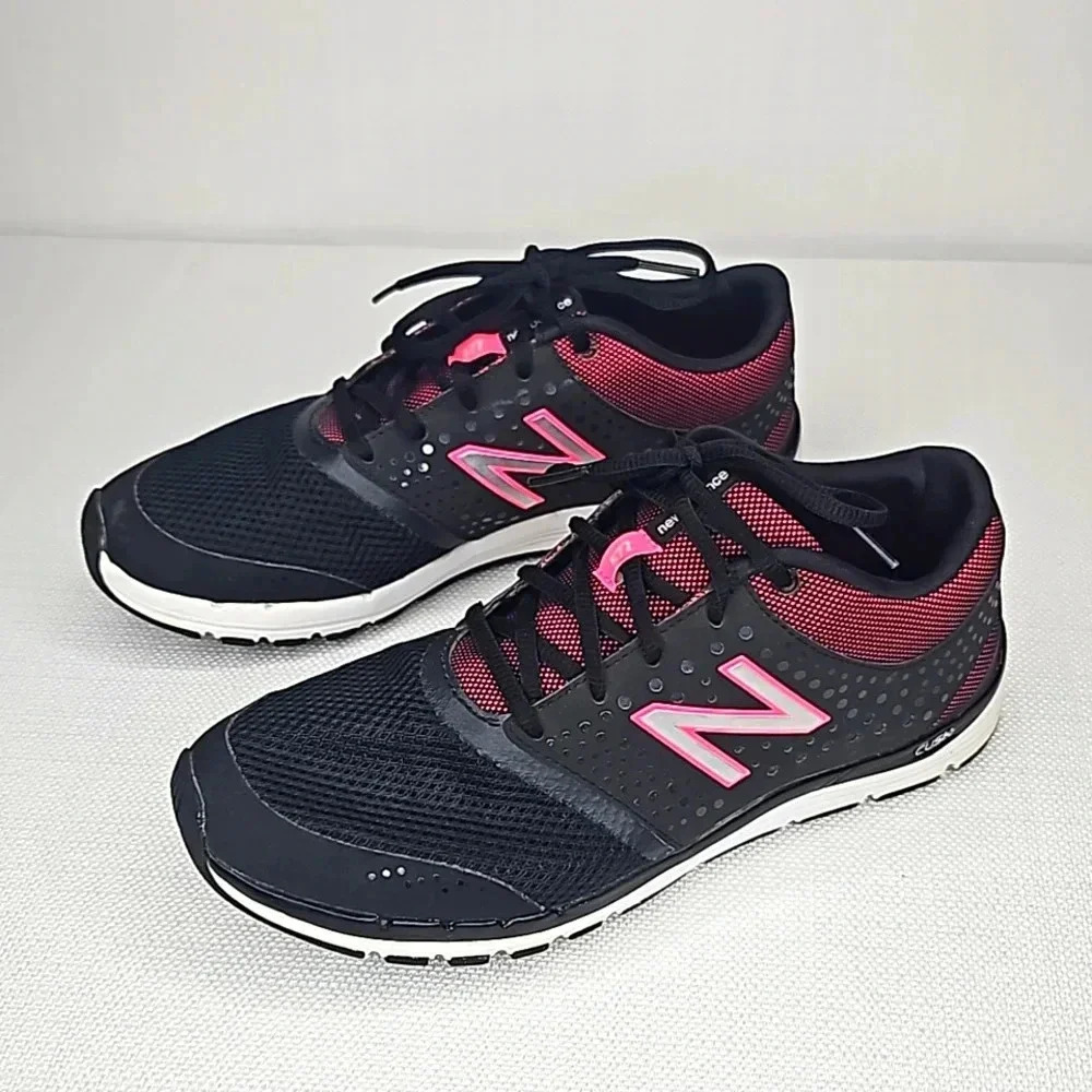 New Balance 577 Pink and Black Sneakers Women's Size 8.5